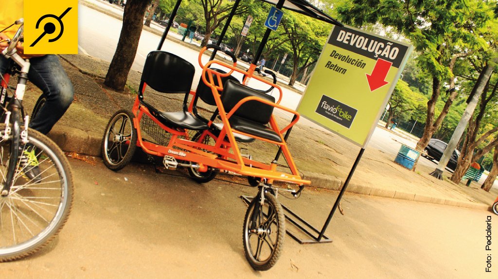 aluguel de bicicleta - Parque Ibirapuera