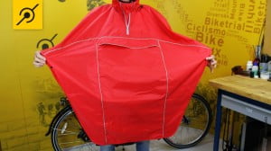 Capa de chuva para ciclistas