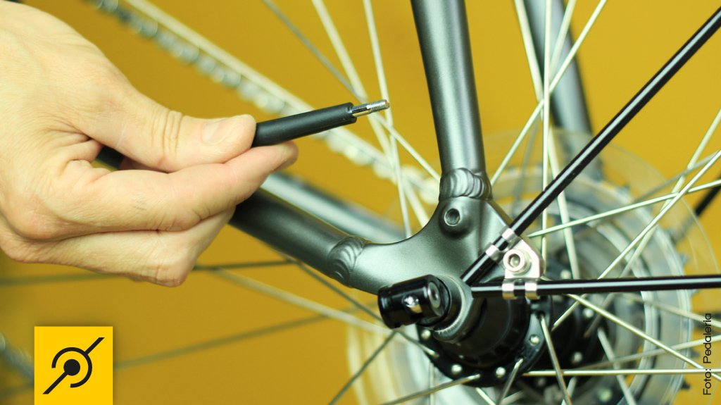 Blocagens com alavanca removível, boa pedida para bikes de uso urbano.