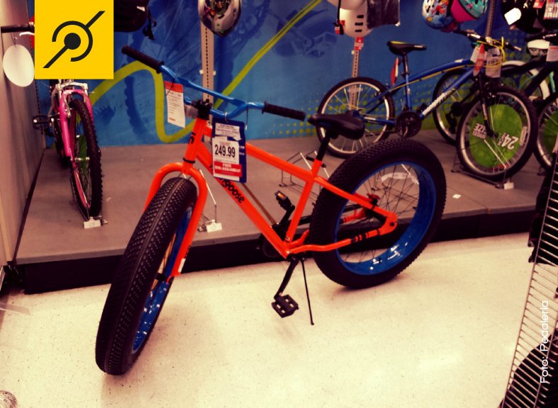 Bicicletas como esta são encontradas em lojas de brinquedos.