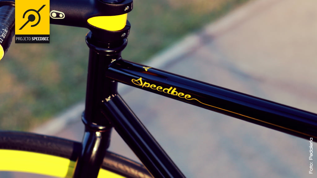Pintura especial da bike fixa Speedbee