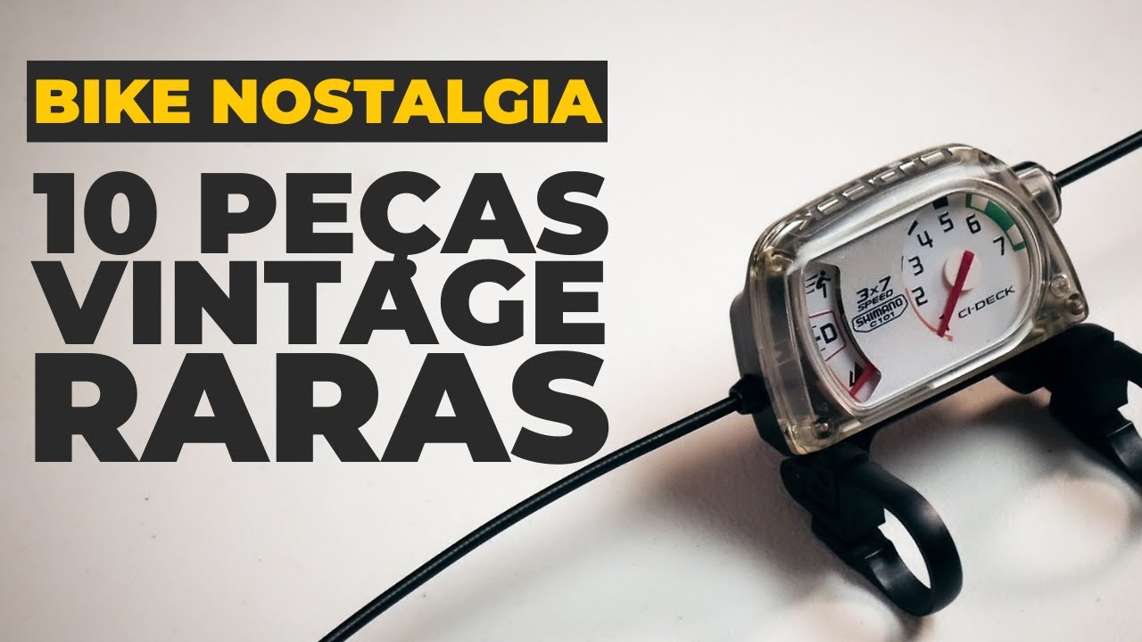 10 peças vintage e raras de bicicletas. Pedaleria