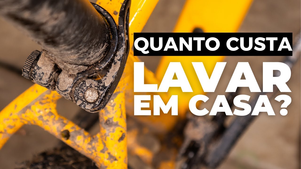Quanto custa lavar a bike em casa do jeito certo? Pedaleria