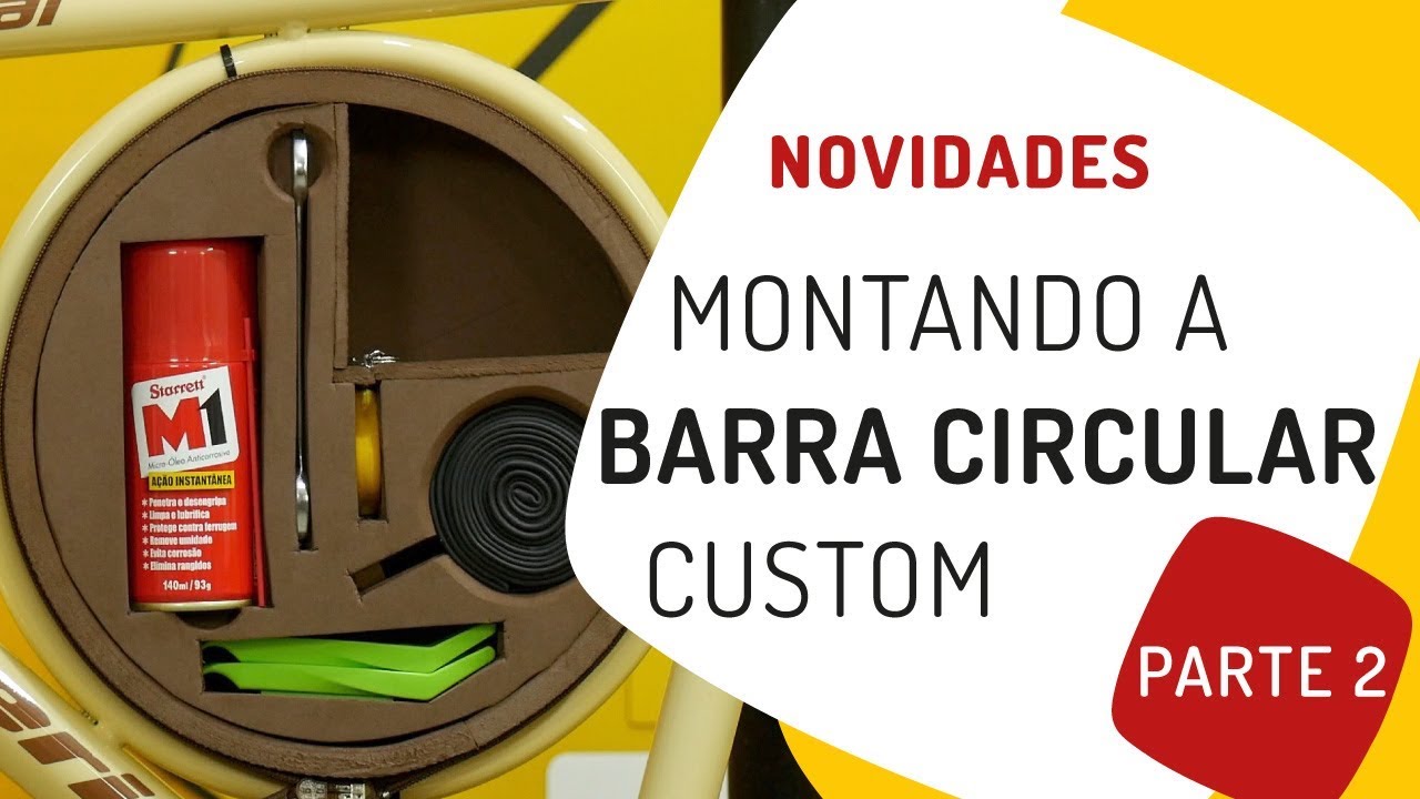 Montagem da Monark Barra Circular customizada - Parte 2 de 3. Pedaleria