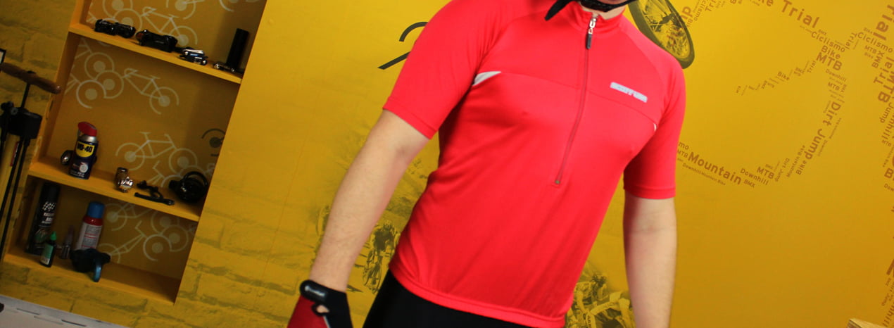 Camisa e bermuda - Roupa de ciclismo
