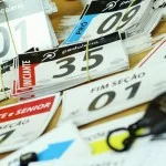 Number plates dos pilotos