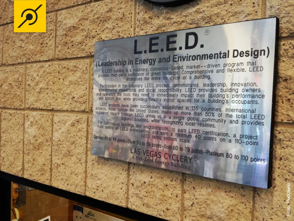 Conferência do selo LEED da Las Vegas Cyclery