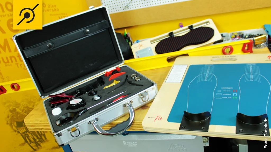Kit para fazer o Bike Fit